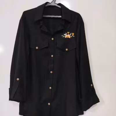 شومیز مدل مریم گلدوزی با دست