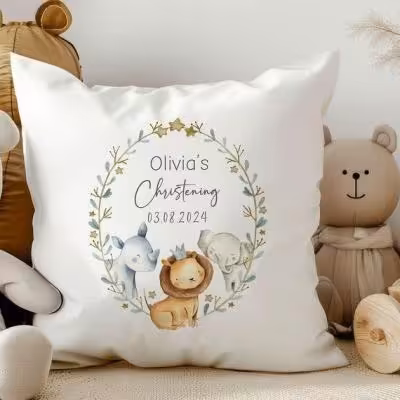 کوسن کودک طرح شیر جنگل