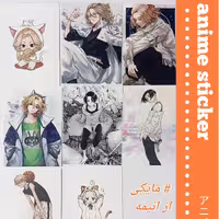 استیکر انیمه مایکی توکیو ریونجرز anime tokyo revengers مجموعه 8 عددی