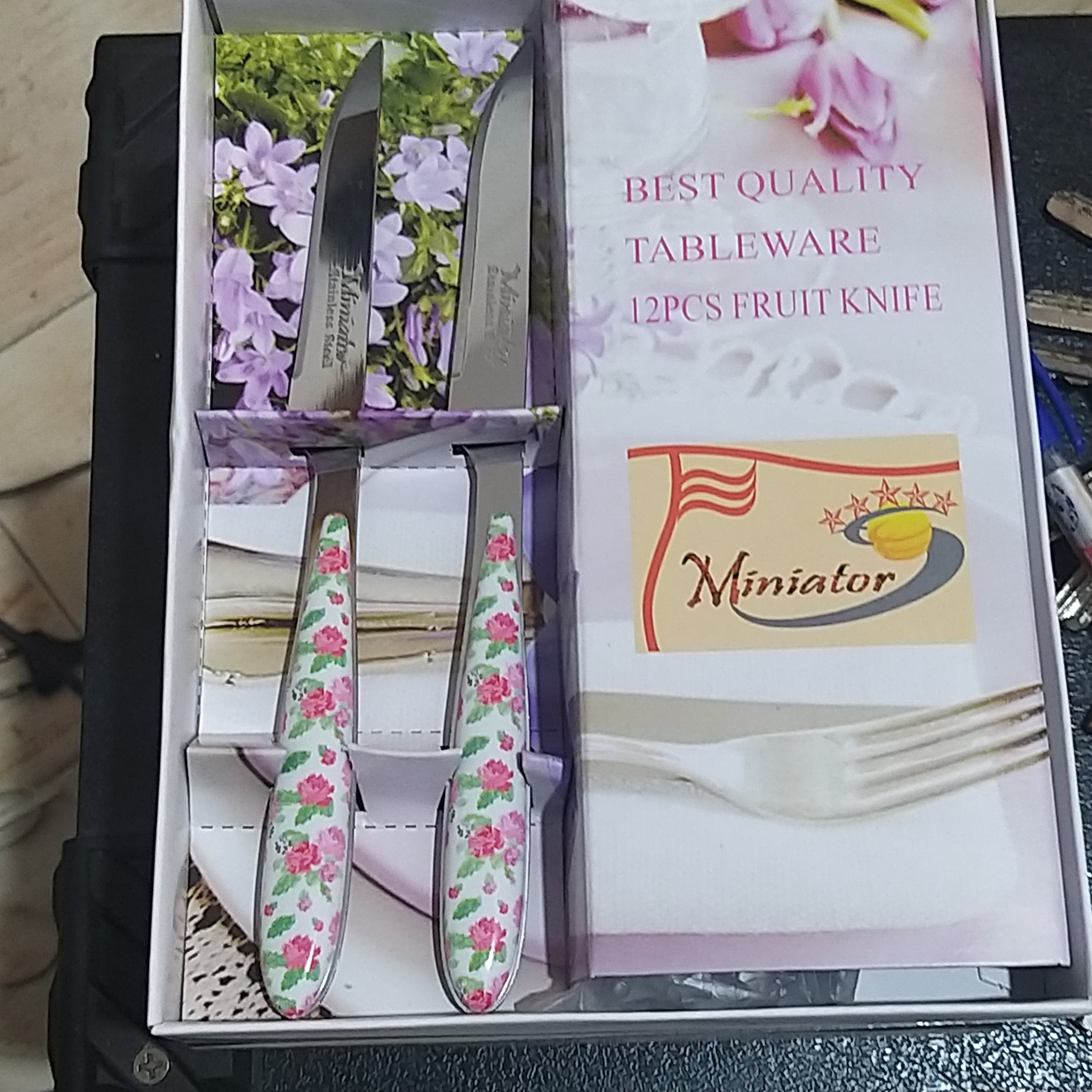 چاقو طرح سرامیکی مینیاتور  12 پارچه