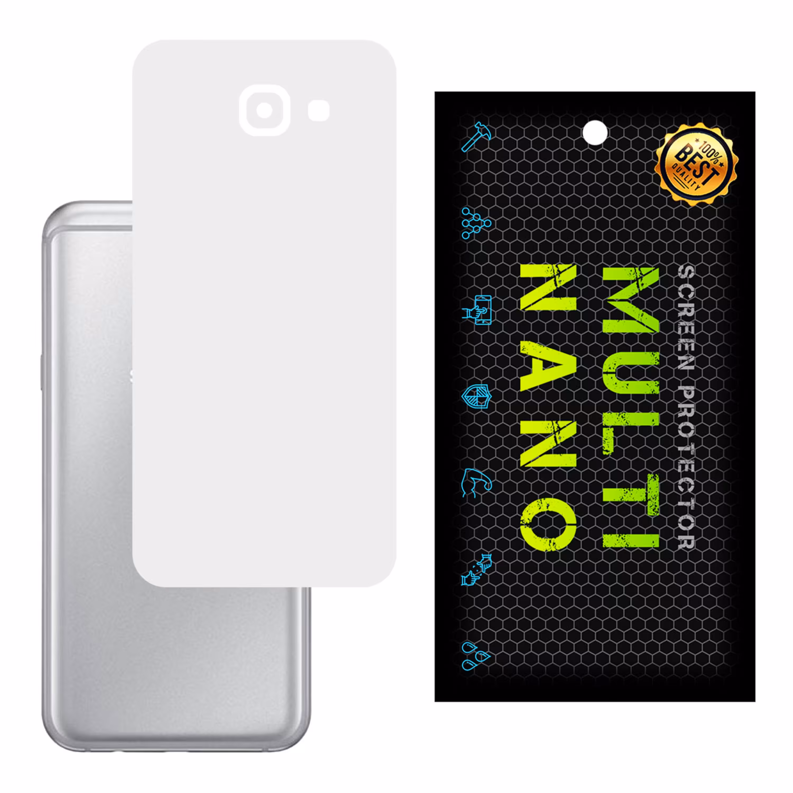 برچسب پوششی MultiNano مدل X-F1M- White برای پشت موبایل سامسونگ  A8 2016