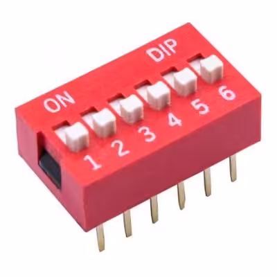 مجموعه 17 عددی دیپ سوئیچ 6 تایی DIP