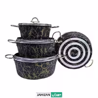 سرویس قابلمه 7پارچه بلینا مدل ماربل