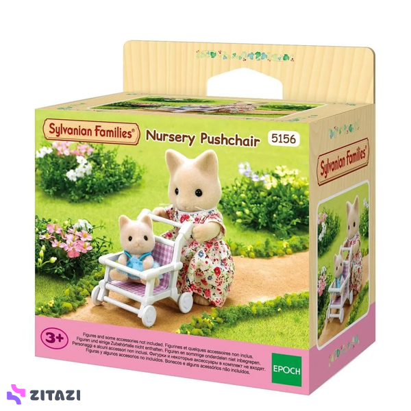 اسباب بازی سیلوانیان فامیلیز کد 5156 Sylvanian Families Baby Stroller