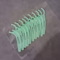 نخ دندان کمانی دارای خلال دندان بسته 10تایی های دنت- آرایشی آرایه بانو 