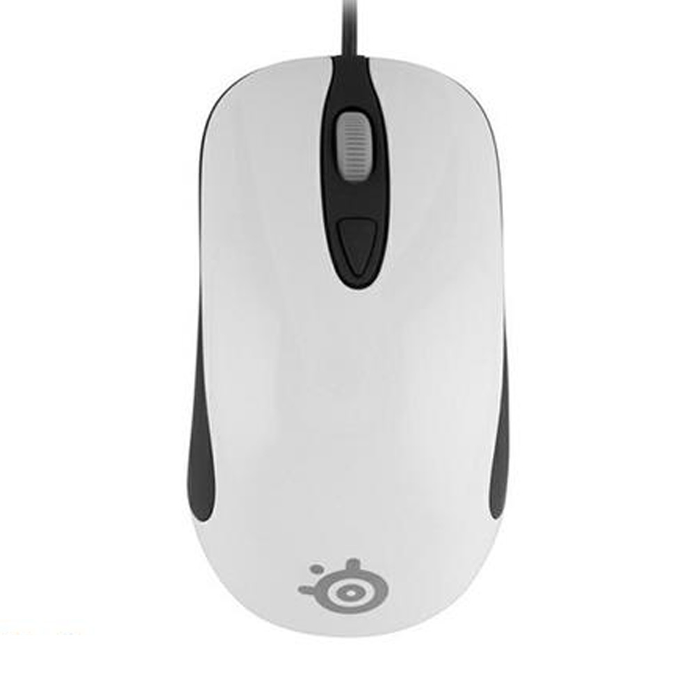 قیمت و خرید ماوس گیمینگ باسیم استیل سریز مدل Kinzu v2 White | یاس ارتباط