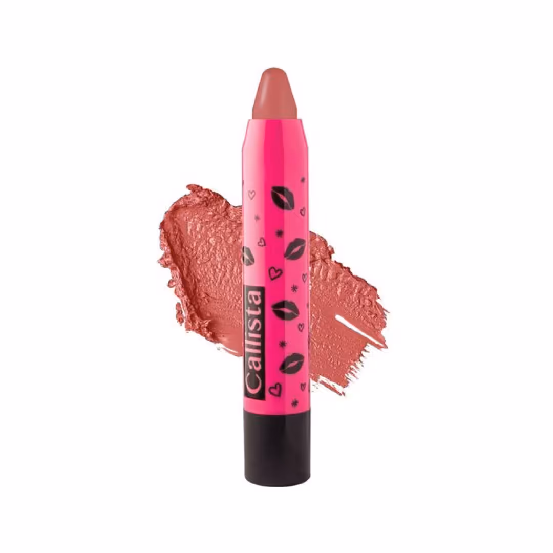 رژ لب مدادی مات کالیستا شماره 04 رنگ گوشتی روشن