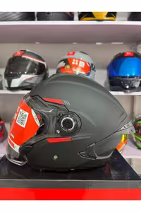 کلاه کاسکت موتورسیکلت مشکی ایمنی COSMO SV SOLID MATTE MT
