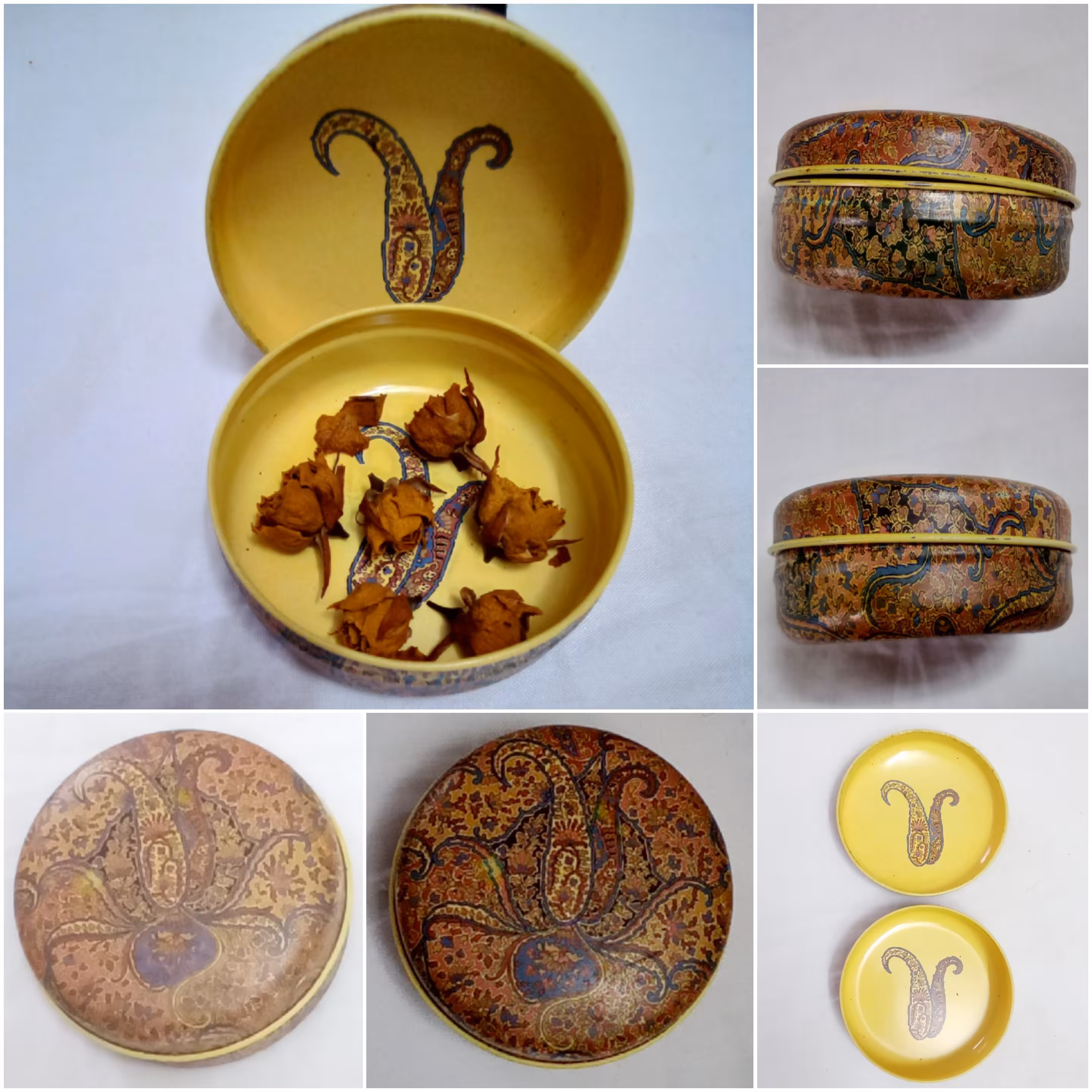 جای جواهر  یک عدد فلزی و یک عدد سیلک گلدوزی شده