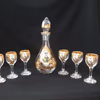 تنگ و بیکوز بلور قلمو طلایی