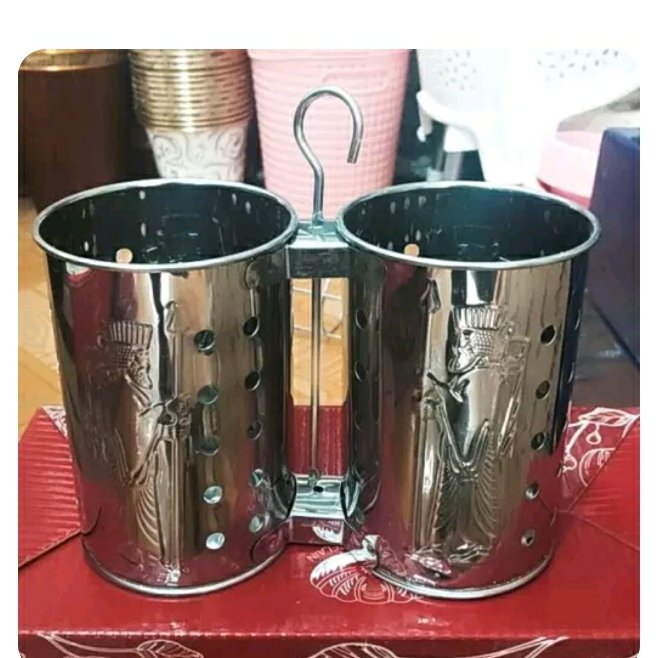 جای قاشق چنال2قلو استیل