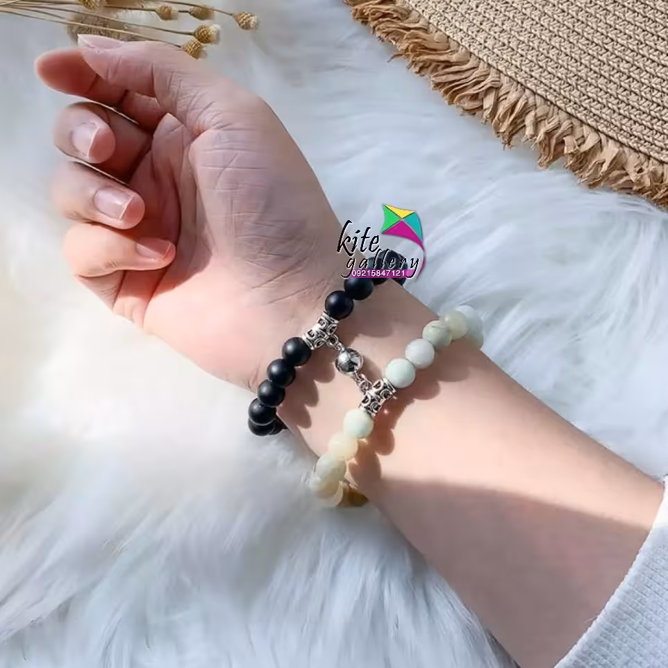 دستبند ست سنگ انیکس با قفل مگنتی 