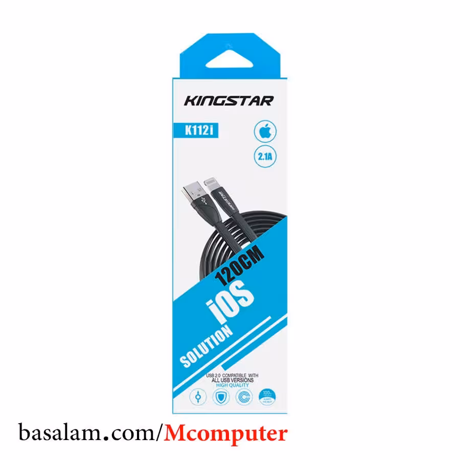 کابل شارژ آی فون کینگ استار Kingstar K112i