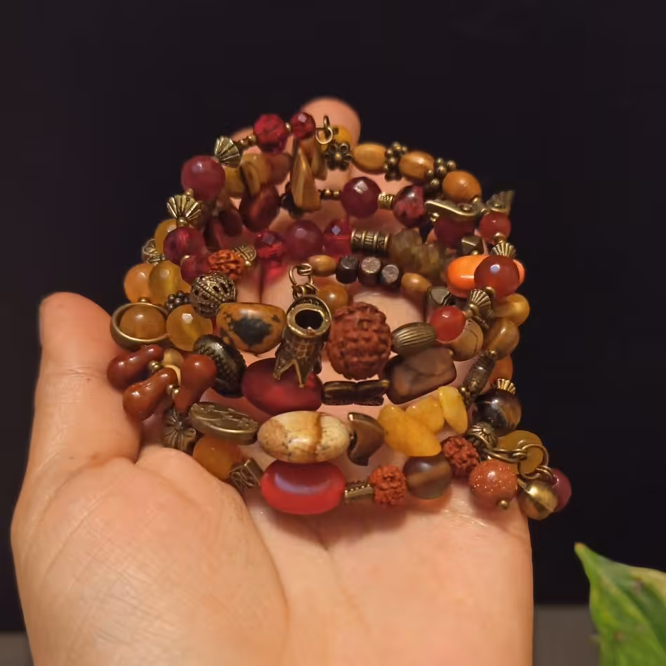 دستبند فنری چها ردور پاییزی