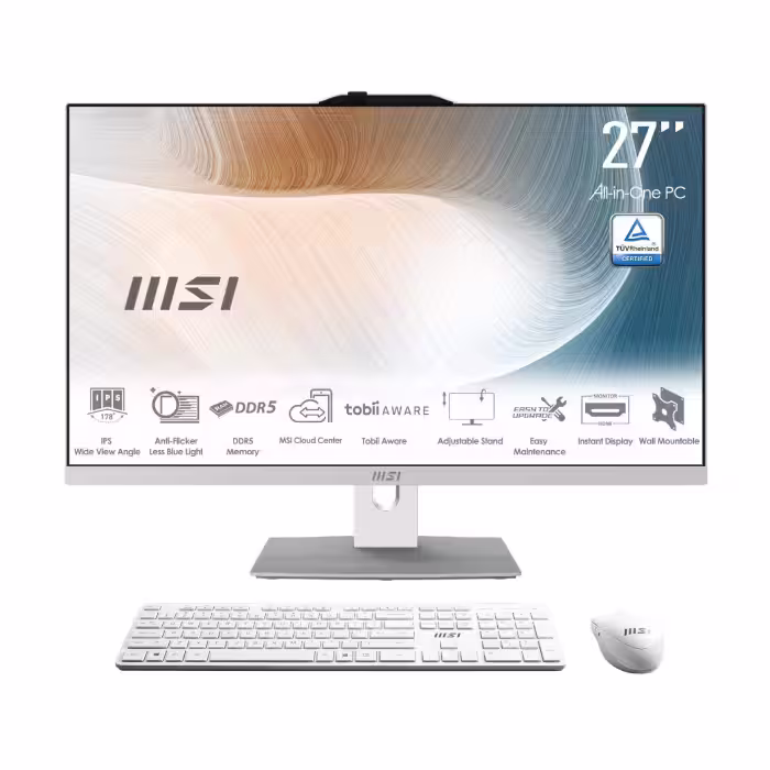 کامپیوتر All in One ام اس آی AM272P 1M - Core 7 150U 16GB 1TB Intel Graphics