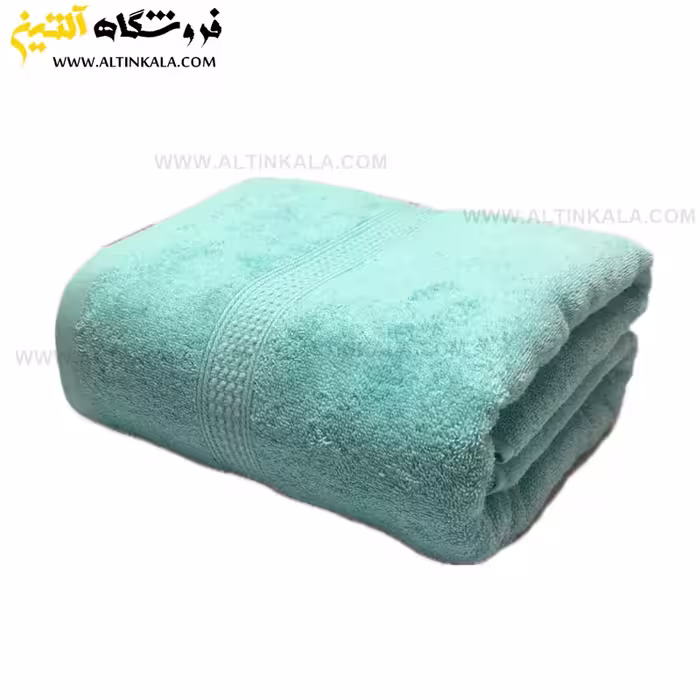 حوله دستی برق لامع مدل دیور نعنایی 40×80