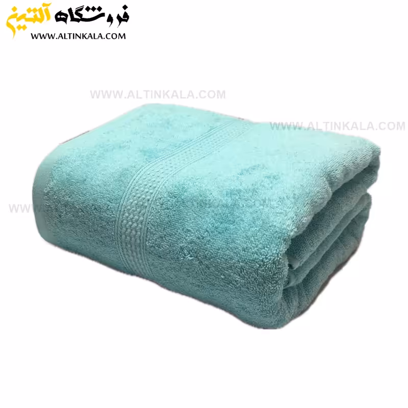 حوله دستی برق لامع مدل دیور نعنایی 40×80