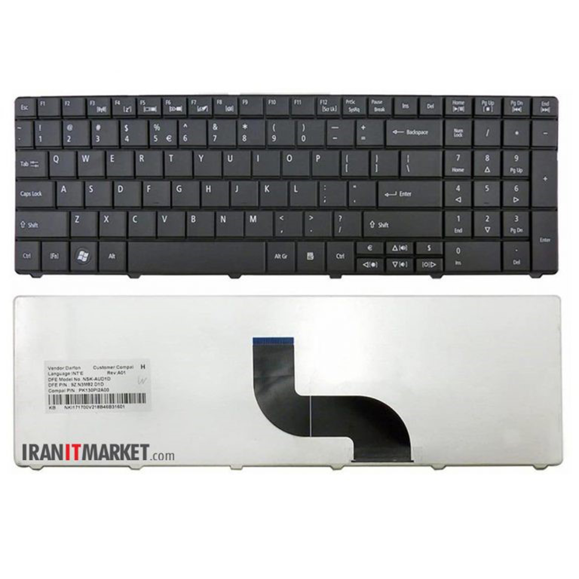 کیبورد لپ تاپ ایسر KEYBOARD ACER Aspire P253-E