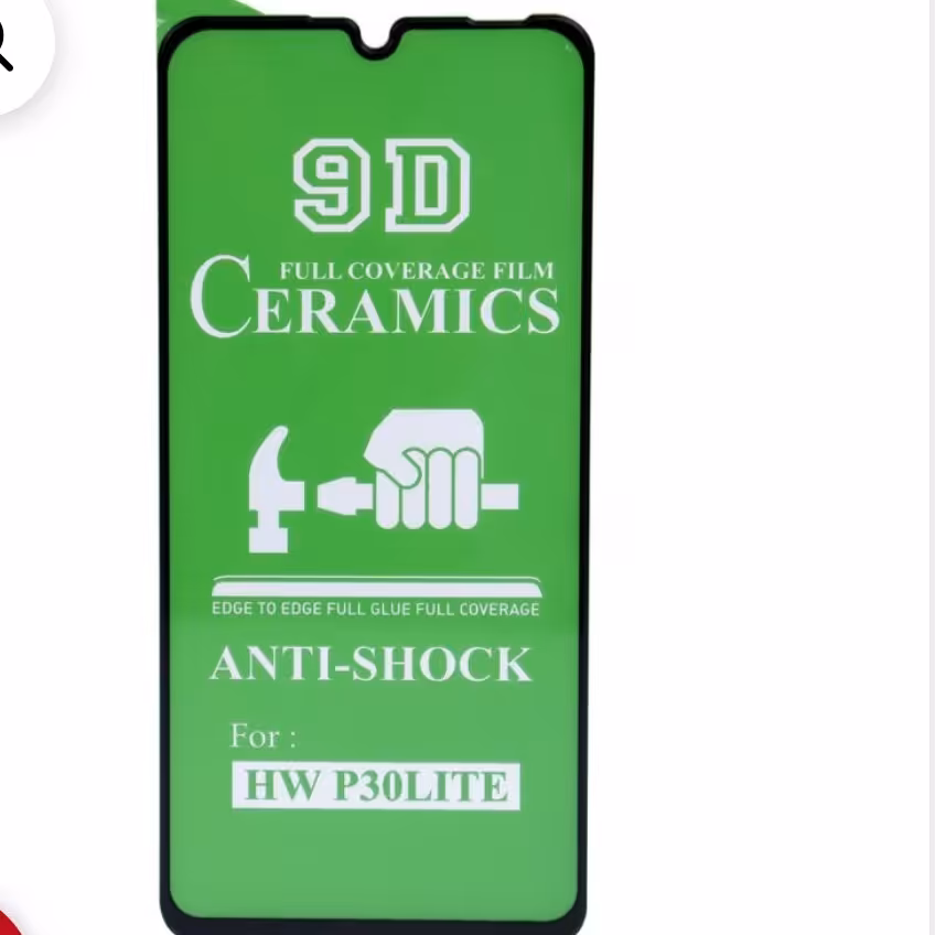 (پک دوعددی)گلس فول نانوسرامیک گوشی هواوی p30lite