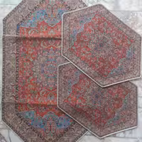 رانر سه تکه ترمه حسینی یزد طرح صنم کد 015