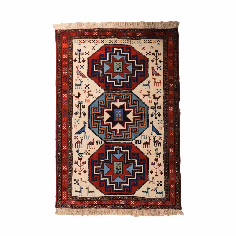 فرش دستباف دو متری مدل خراسان کد 4010825