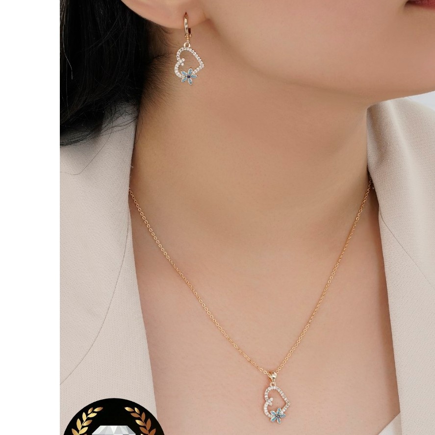 بدلیجات نیمست استیل رنگ ثابت طلایی مارک YSX کدکالا 021239165280