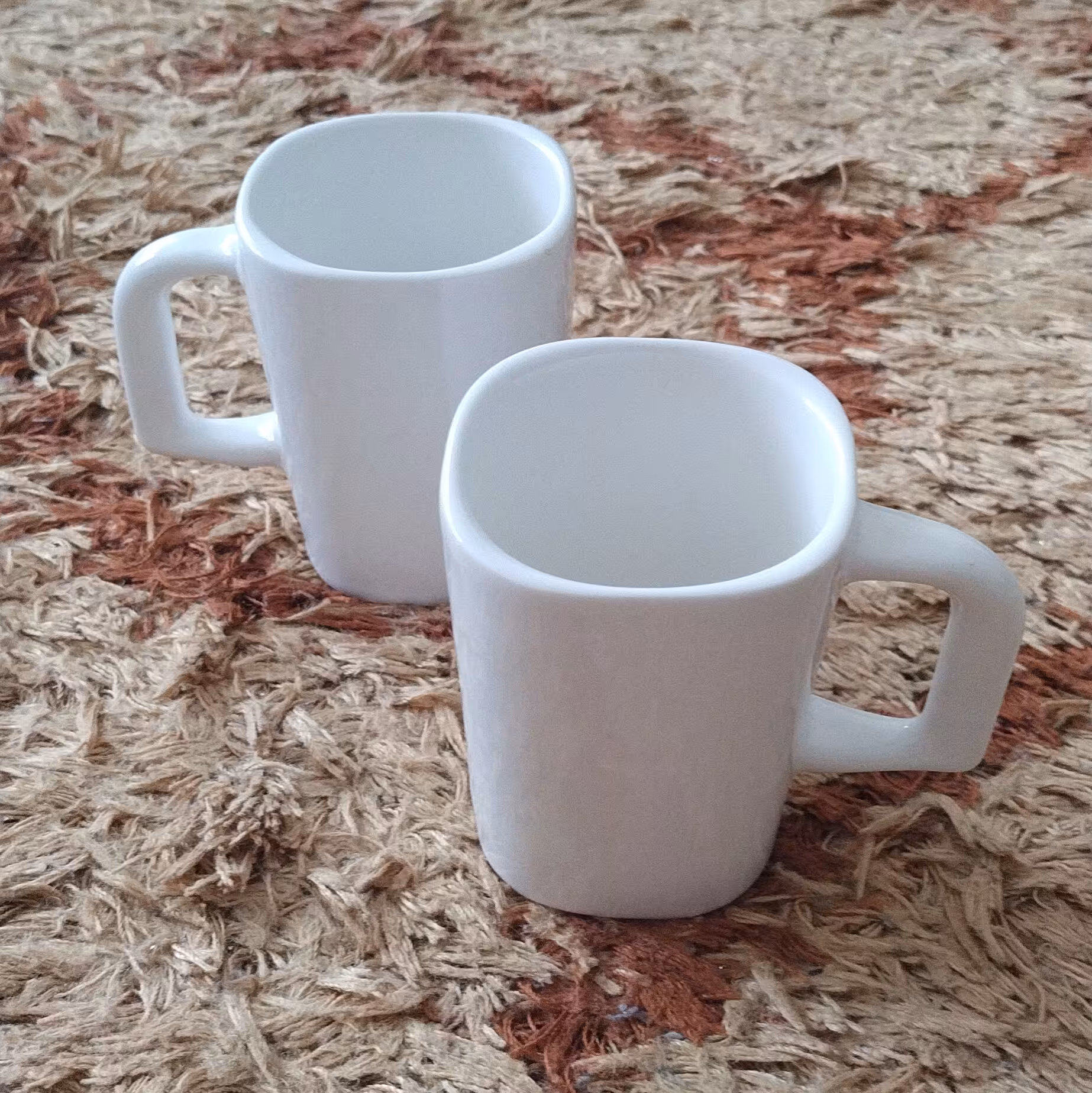 لیوان ( ماگ )  سفید ساده سرامیکی 