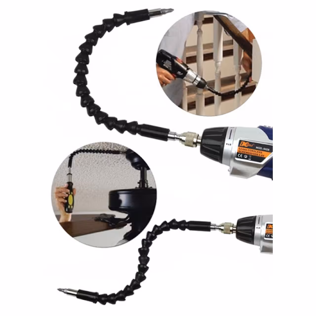 پیچ گوشتی تلسکوپی مدل SNAKE BIT مجموعه 8 عددی