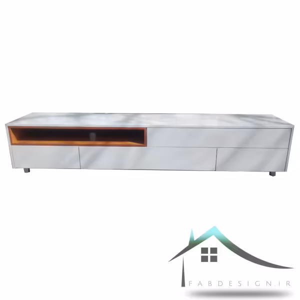 میز تلویزیون ساده باکس دار و کشودار