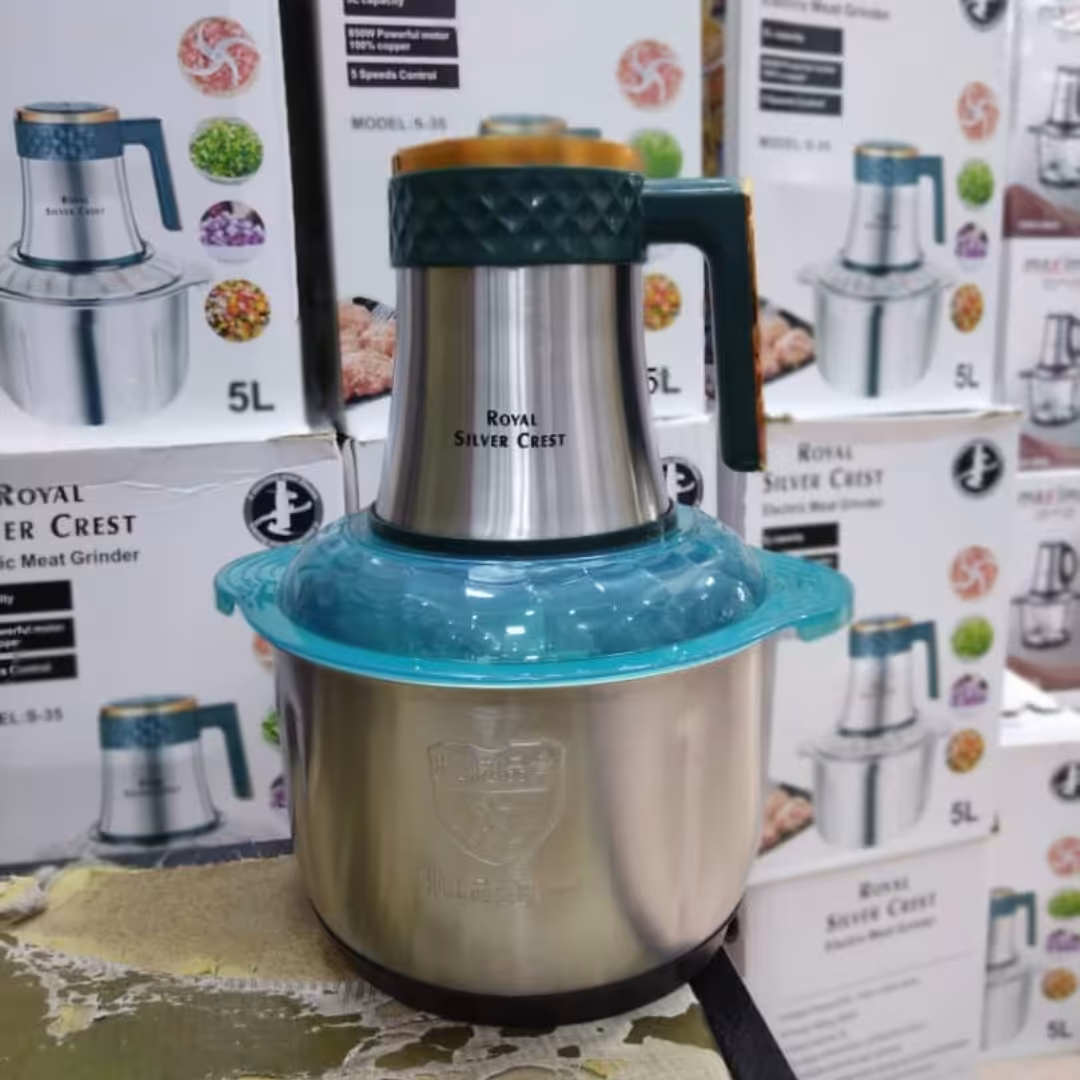 خردکن سیلور کرست 5 سرعته کاسه استیل 5لیتر