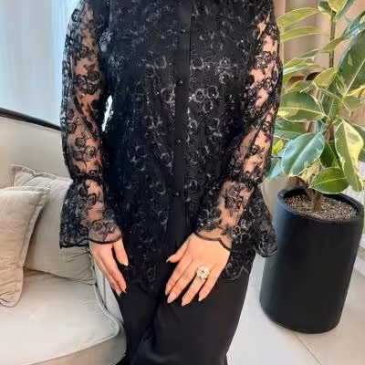 شومیز غنچه کرپ الیزه درجه 1