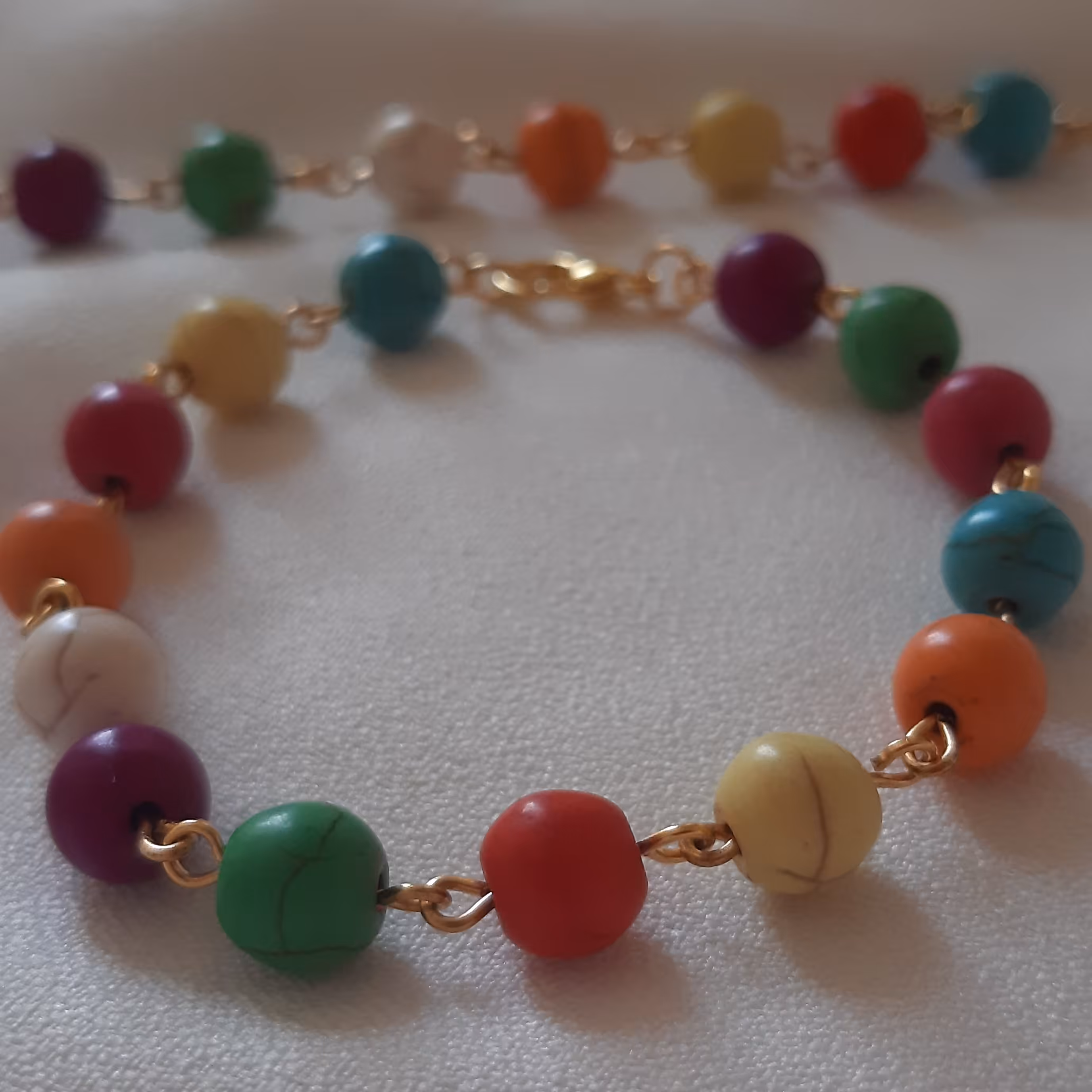 دستبند رنگی رنگی فیروزه