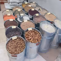 لوبیاچیتی درجه یک بابرندطراوت صابریان دربسته 10کیلویی