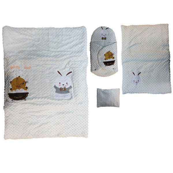 سرویس خواب دم دستی cat&rabbit سفید