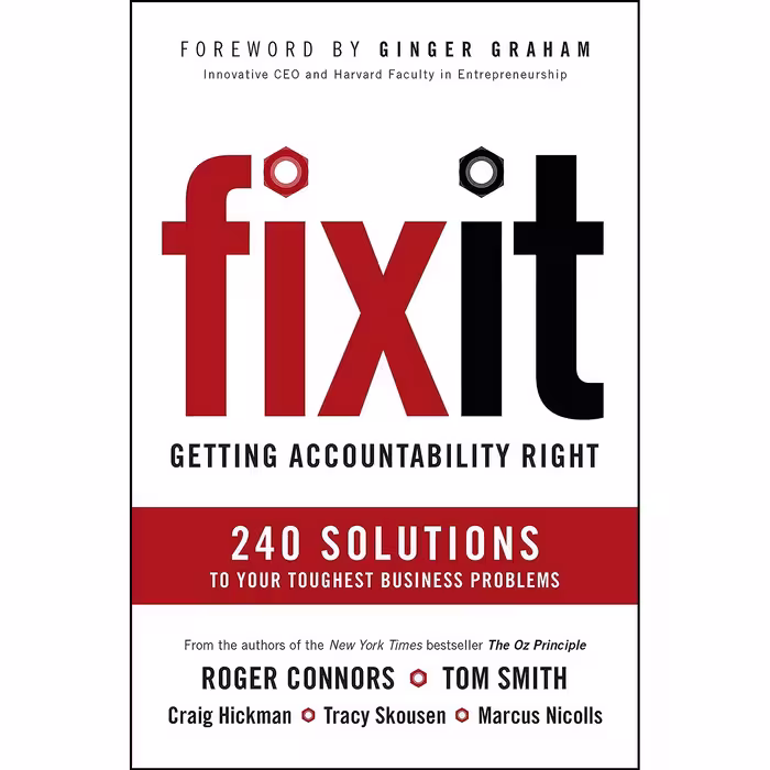 کتاب زبان اصلی Fix It اثر Roger Connors and Tom Smith انتشارات Portfolio