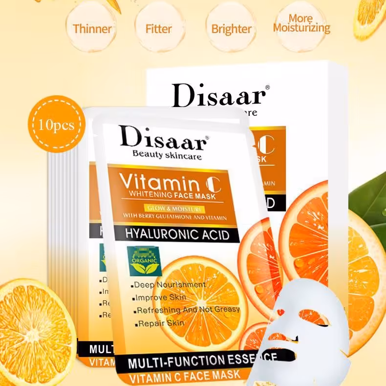 ماسک صورت ورقه ای ویتامین سی دیسار
Disaar vitamin c facial mask