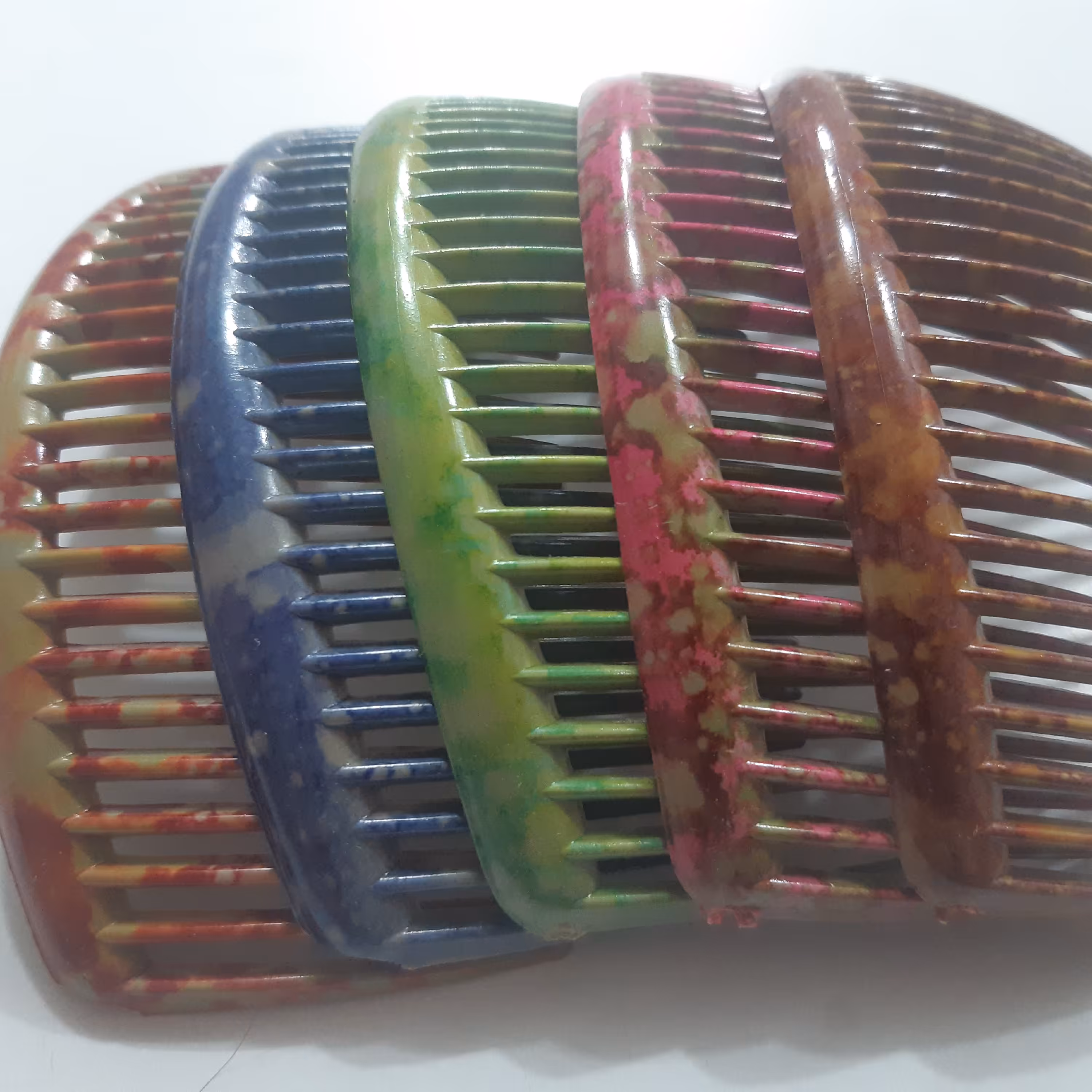 شانه مو شونه زلفی بزرگ 3 عددی