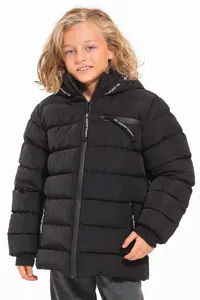 کاپشن مشکی دخترانه و پسرانه بچگانه کت کاپیتان پسر Slazenger