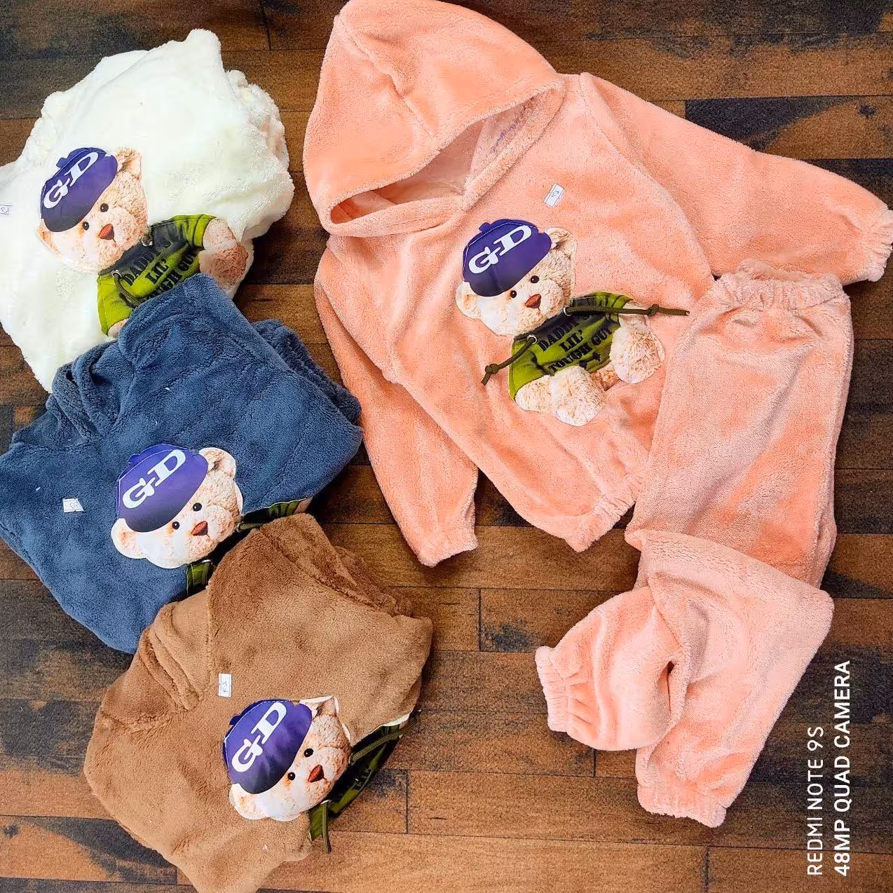 ست هودی شلوار تدی اسپرت