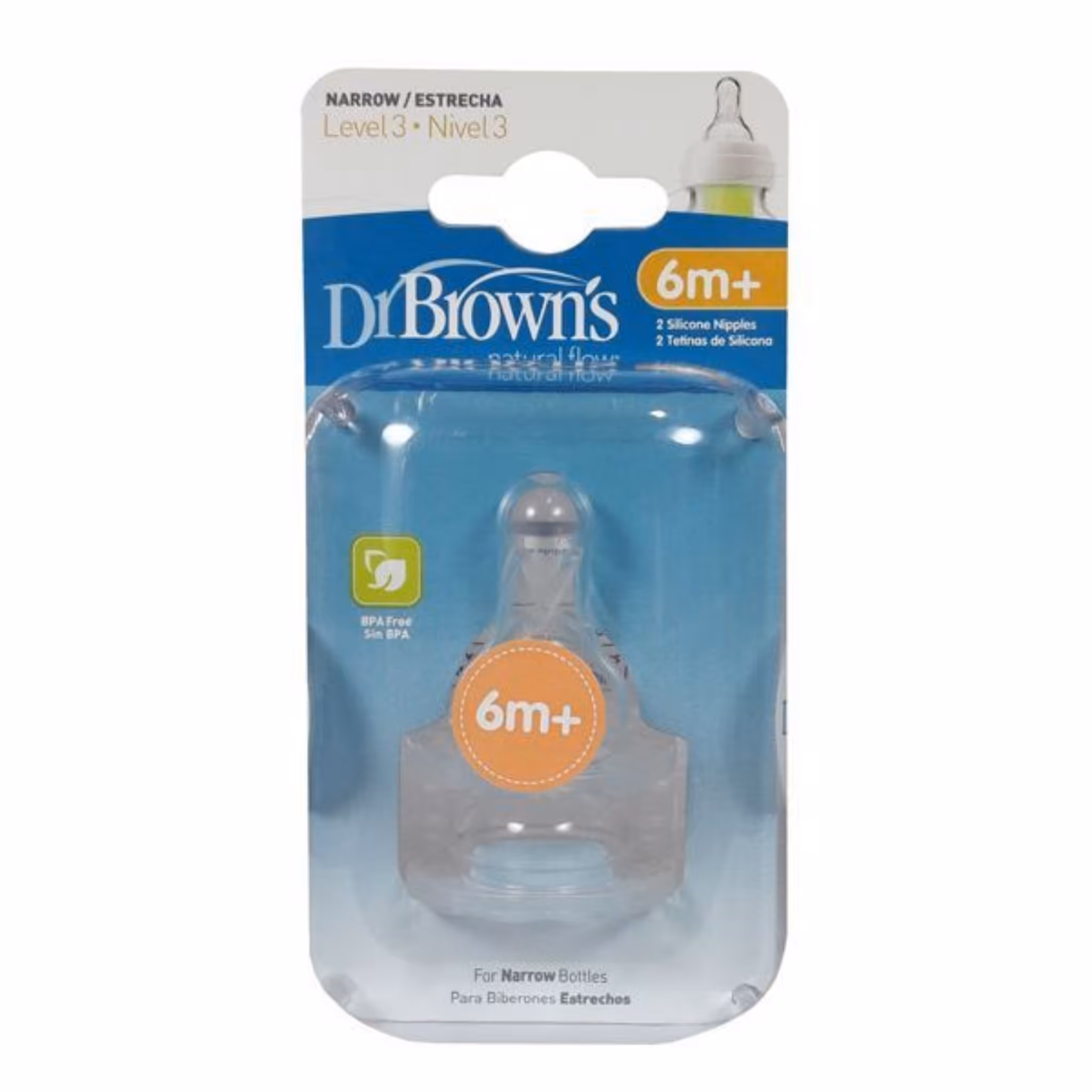 سرشیشه 6 ماهگی دکتر براونز مناسب شیشه معمولی Dr Browns

