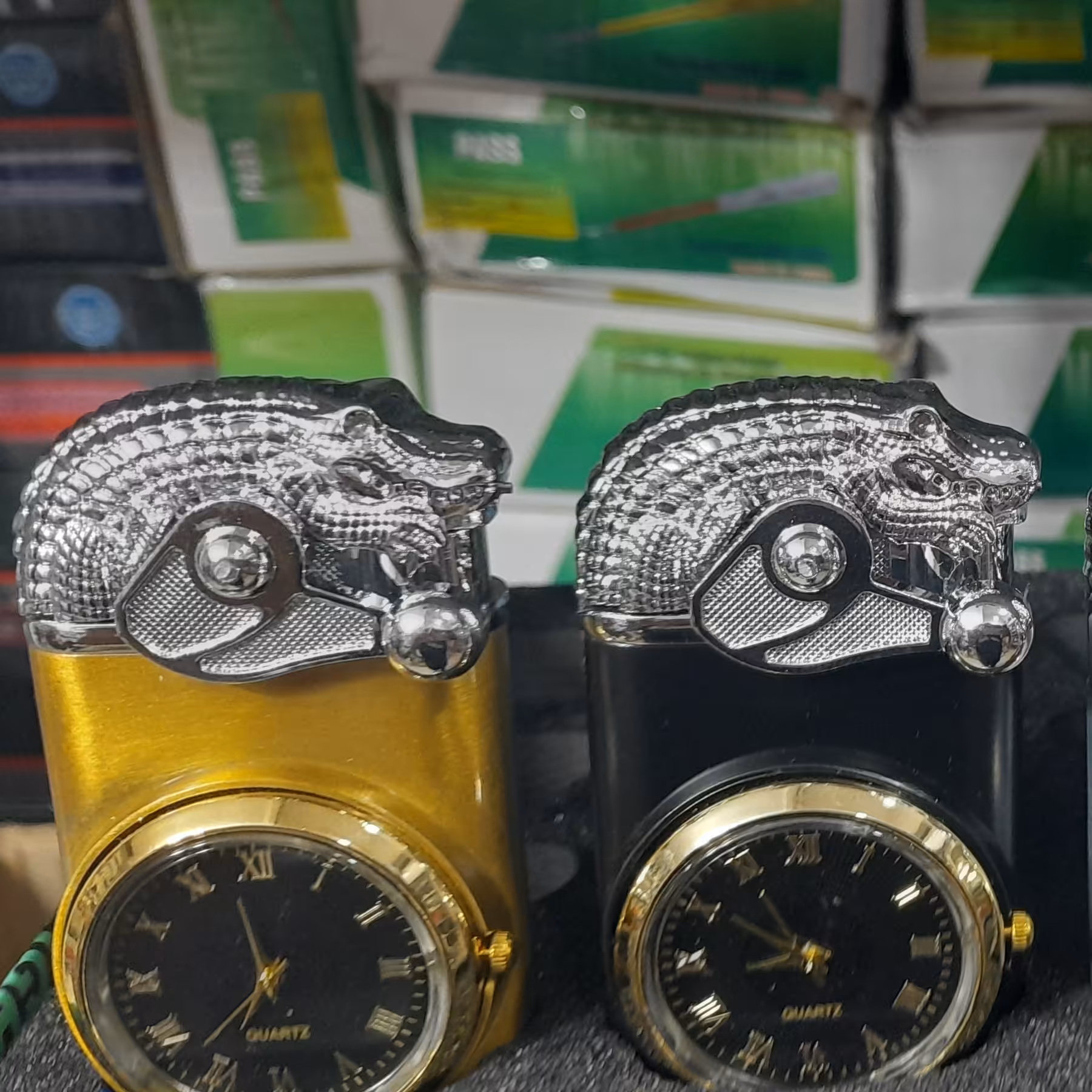 فندک دوحالته فندک ساعت دار فندک فانتزی فندک دکوری فندک کادویی فندک زینتی فندک کلکسیونی