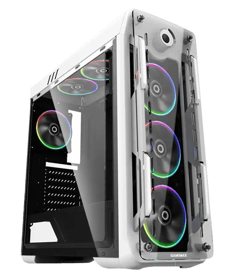 کیس کامپیوتر گیم‌ مکس گیمینگ CASE GAME MAX Optical G510 White