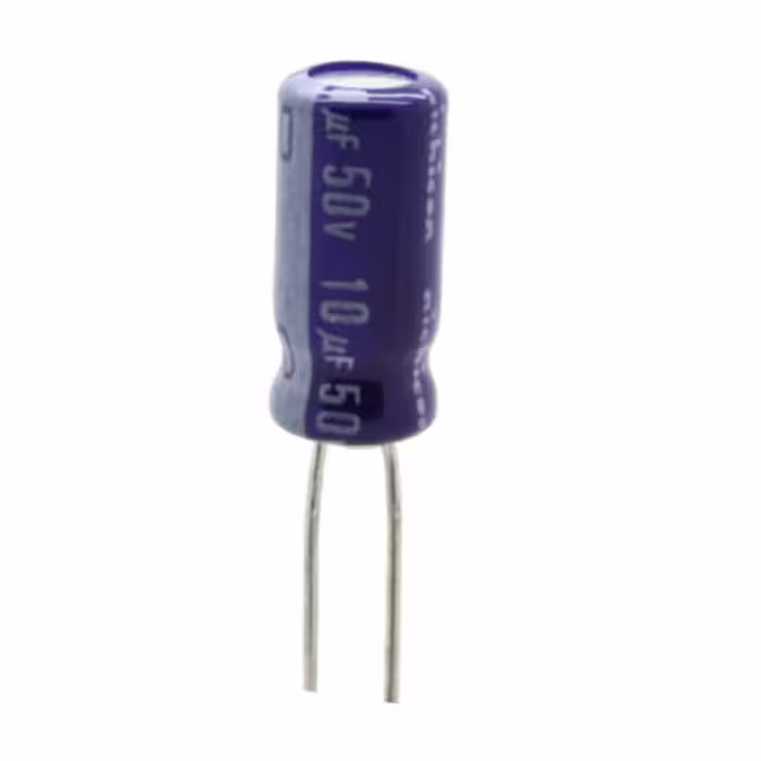 خازن الکترولیت 10 میکروفاراد کد 50V بسته 5 عددی 