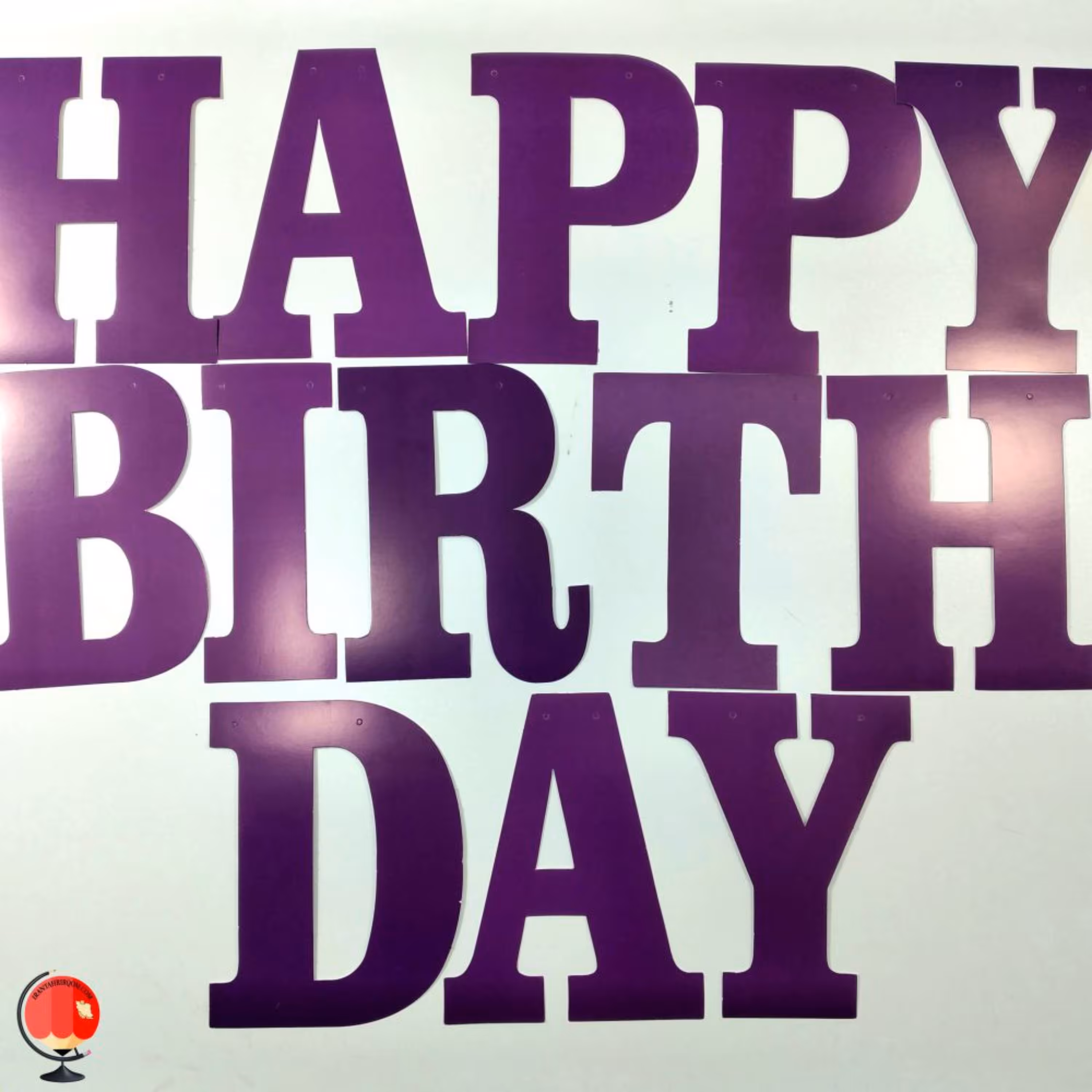 ریسه تولد HAPPY BIRTHDAY بنفش