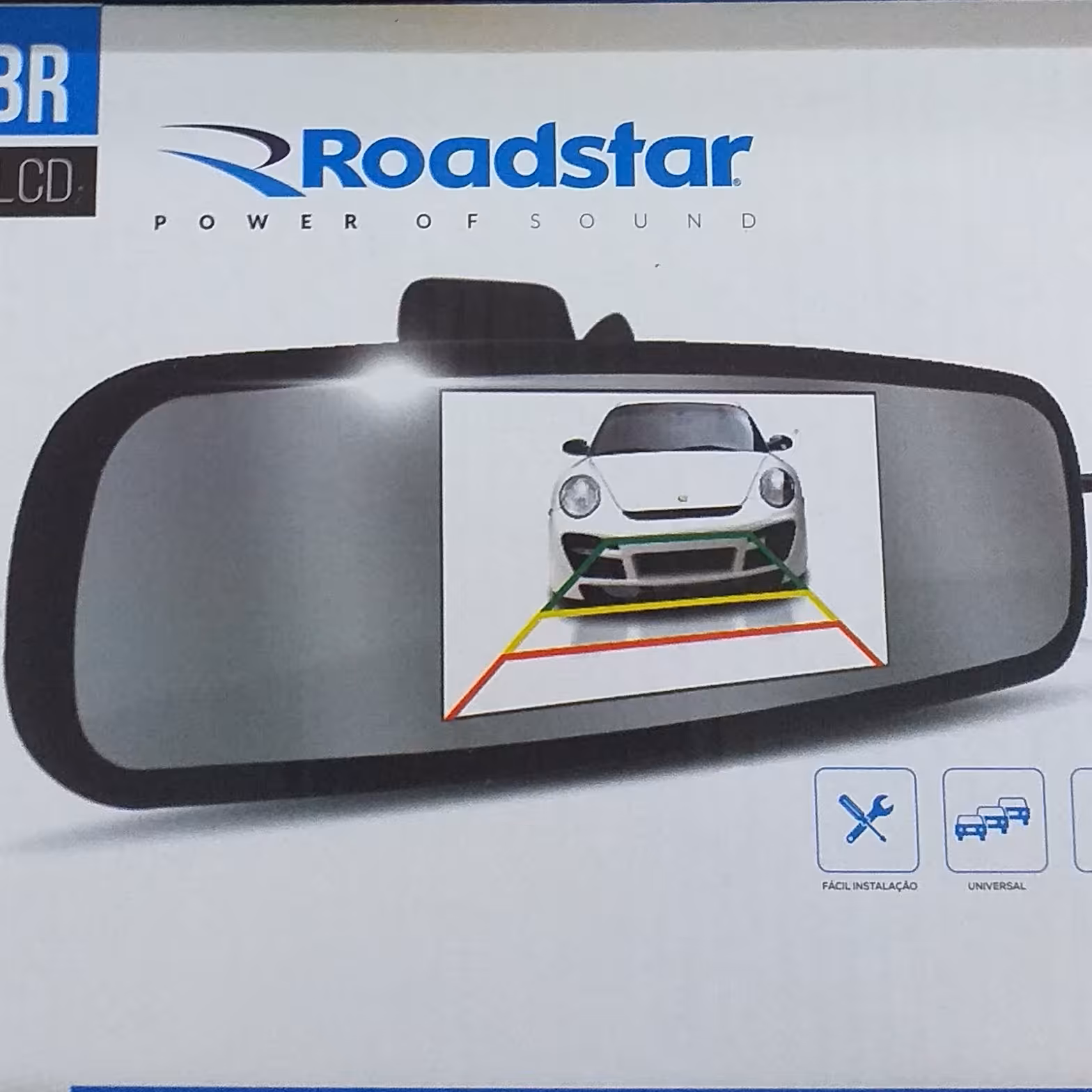 دوربین دنده عقب طرح مانیتور آینه ای مارک رودستار