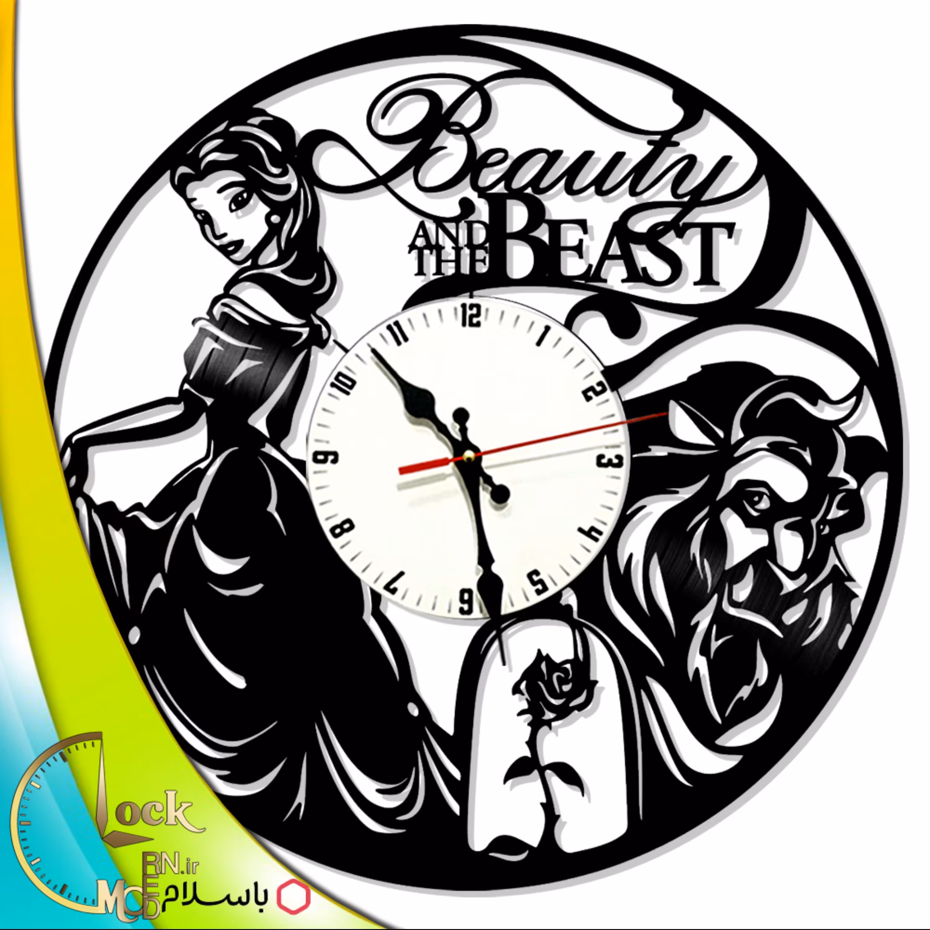 ساعت دیواری طرح کودکانه کد 555