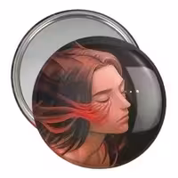 آینه جیبی خندالو مدل ارن یگر انیمه اتک آن تایتان Attack on Titan کد 18533