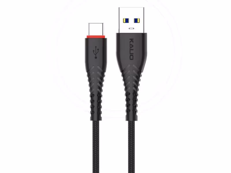 کابل شارژ و انتقال داده تایپ سی کالیو Kalio SJ01-TC Type-C Cable 1.2m