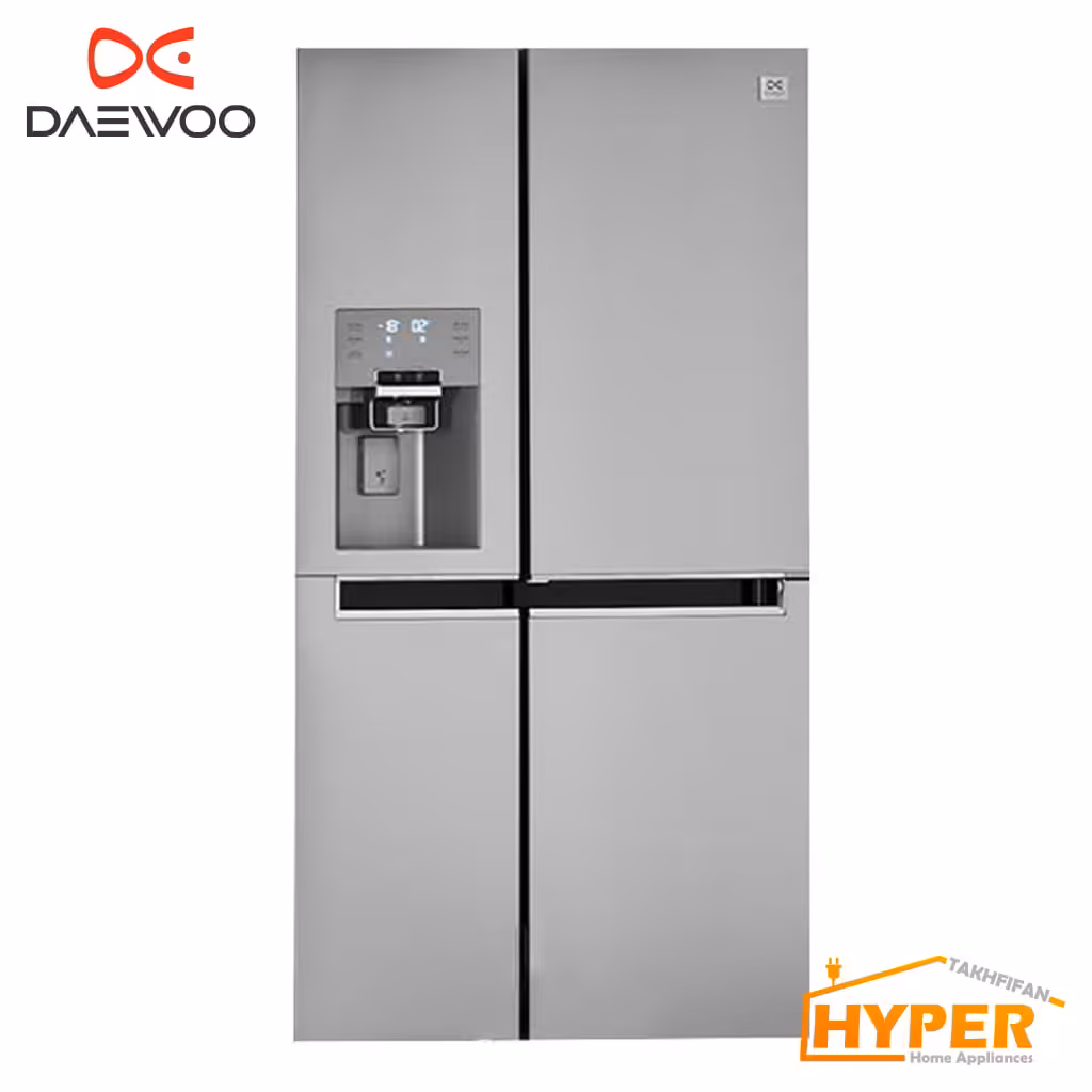 یخچال فریزر ساید بای ساید دوو D4S-0034SS استیل