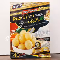 ادویه و نان آماده پانی پوری حاوی 40 عدد نان پانی پوری به همراه ادویه مخصوص 